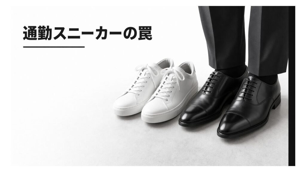 スニーカー通勤がもたらす「悲劇」とは？浮かない条件と回避策を一発整理