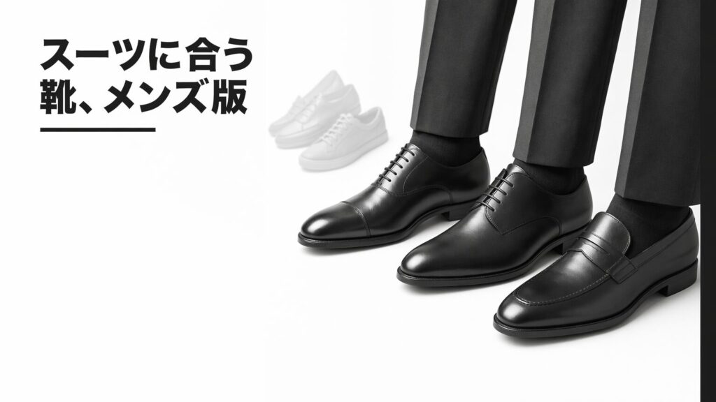 スーツに合う靴 メンズ完全ガイド|失敗しない選び方とNG例
