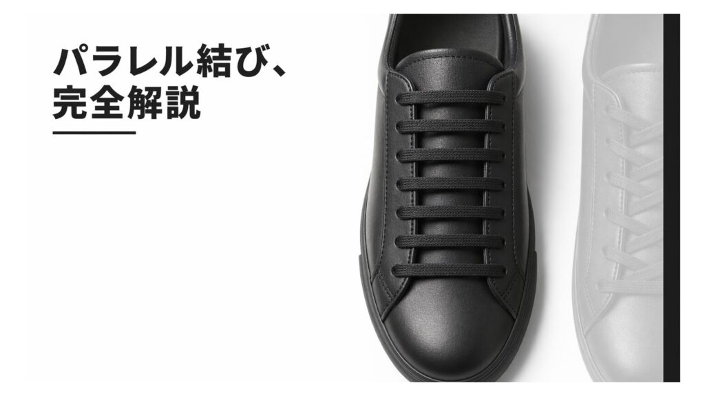 靴紐「パラレル」とは？シングルとの違い・向く靴・手順を一気に解説