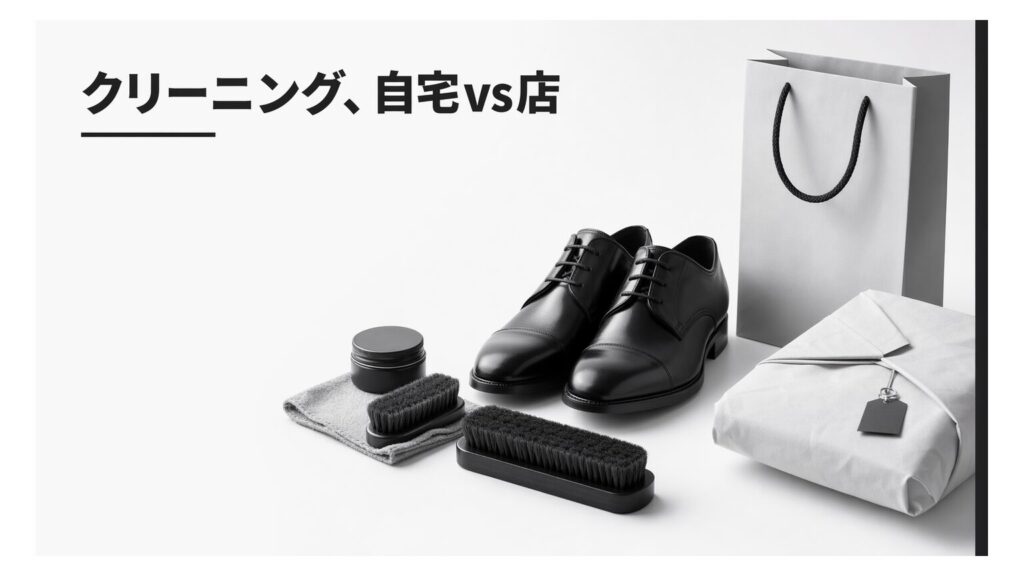 革靴クリーニングの料金相場は？自分でやるか店に出すかの判断基準