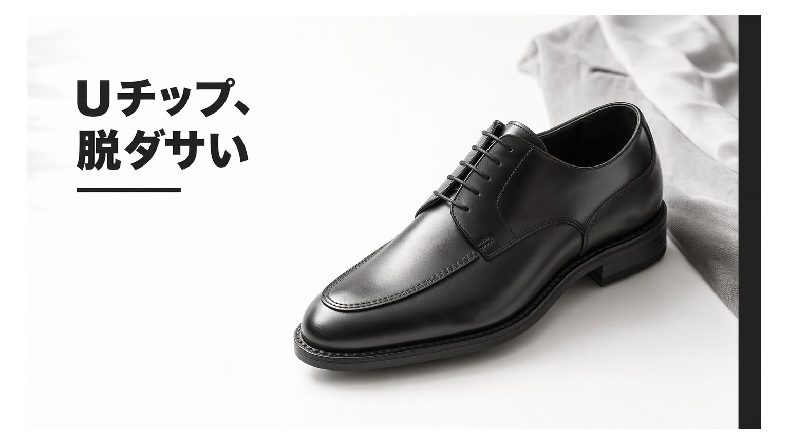 革靴のUチップはダサい？そう見える理由と失敗しない選び方7つ