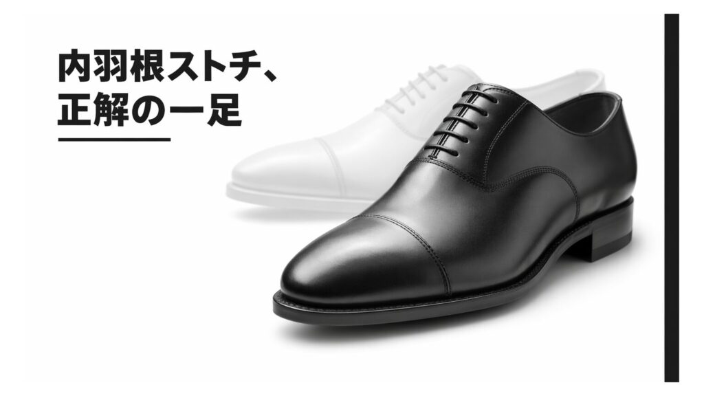 内羽根ストレートチップとは？選び方・使えるシーン・外羽根との違いを解説