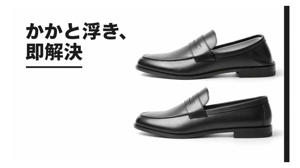 ローファーのかかとが脱げる原因は？今すぐできる対策と失敗しないサイズ調整